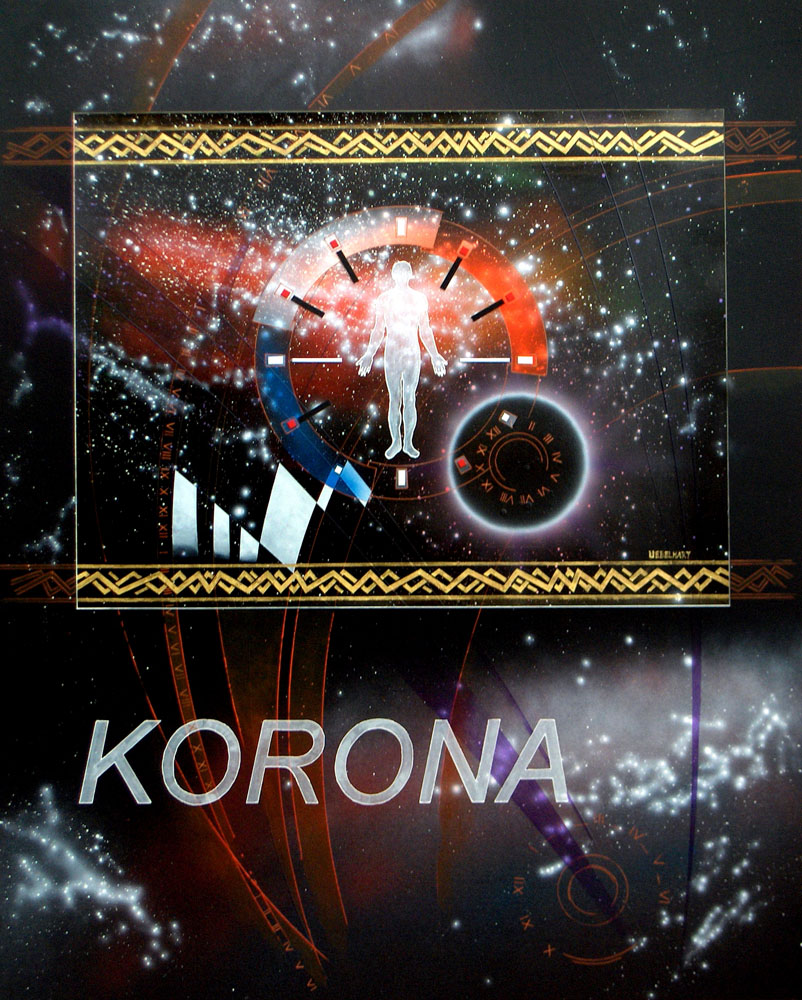 Atelier Uebelhart | Gemälde | Mystery | 1021 | Korona | Universum | Sterne