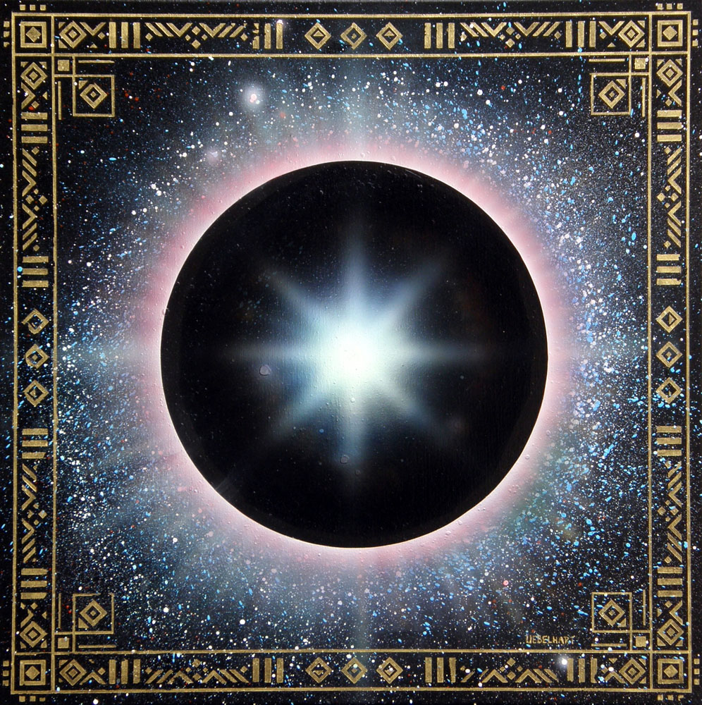 Atelier Uebelhart | Gemälde | Mystery | 1024 | Korona | Universum | Sonne | Mond | Sterne