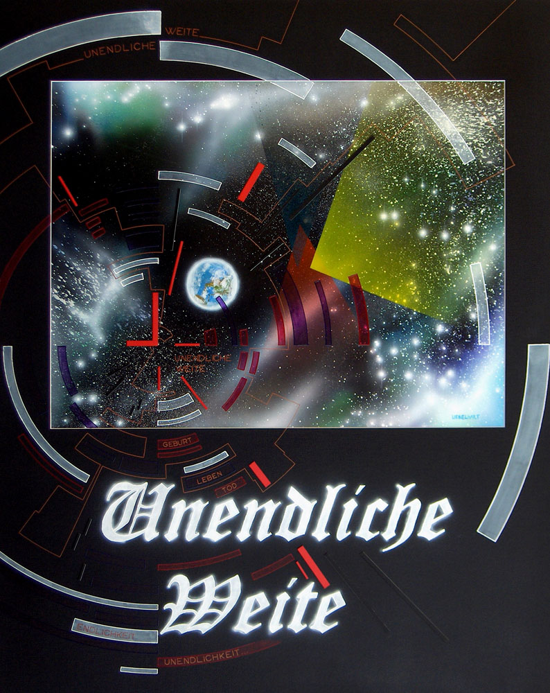 Atelier Uebelhart | Gemälde | Mystery | 1030 | Unendliche Weite | Universum | Erde