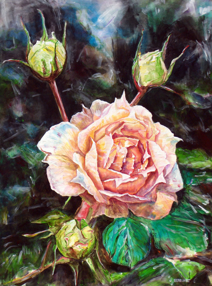 2014 | Gemälde | Landschaft | Natur | Rose | Atelier Markus Uebelhart