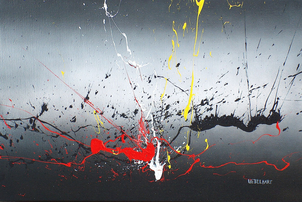 3044 | Gemälde | abstrakt | Geisterinsekten | Atelier Markus Uebelhart