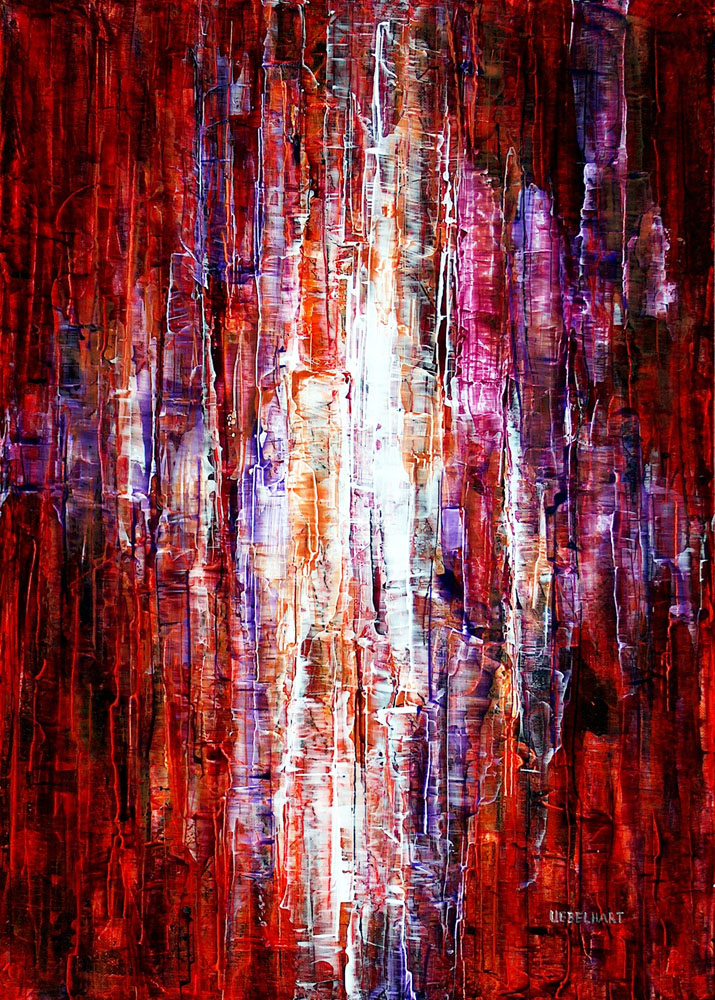 3071 | Gemälde | abstrakt | Purple Piece of Heaven | Atelier Markus Uebelhart