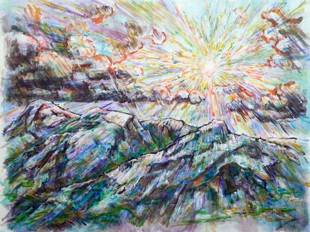 4017 | Gemälde | Berglandschaft | Atelier Markus Uebelhart