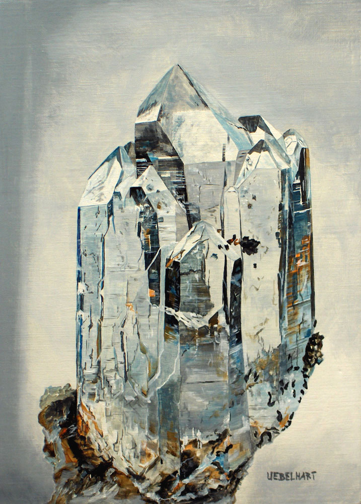 6087 | Bilddruck | Bergkristall | Cavradischlucht | Sedrun | Atelier Markus Uebelhart | Kristallmaler | Rock crystal | Crystal painter | cristal de roche | peintre de cristal