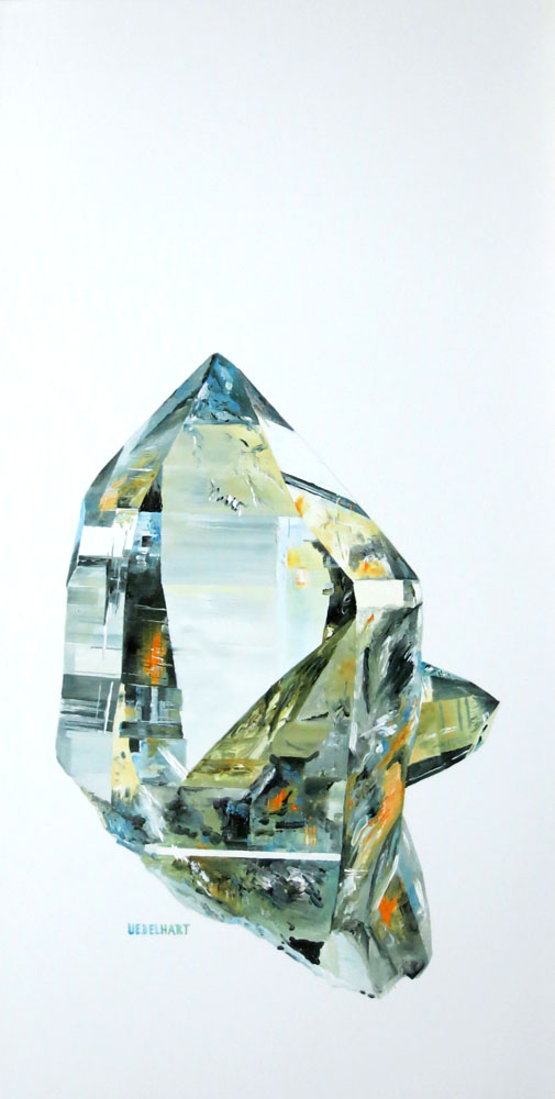 6188 | Gemälde | Kristalle | Bergkristall | Furka | Atelier Markus Uebelhart | Kristallmaler | Crystal painter | Rock crystal | peintre de cristal | cristal de roche