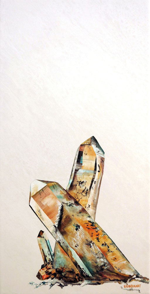 6193 | Gemälde | Kristalle | Bergkristall | Furka | Atelier Markus Uebelhart | Kristallmaler | Crystal painter | Rock crystal | peintre de cristal | cristal de roche