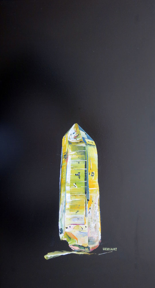 6244 | 20210206 | Gemälde | Kristalle | Bergkristall | Furka | Atelier Markus Uebelhart | Kristallmaler | Crystal painter | Rock crystal | peintre de cristal | cristall de roche