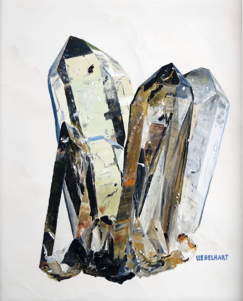 6299|Gemälde|Kristalle|Rauchquarz|Göscheneralp|Atelier|Markus|Uebelhart|Smoky|quartz|Kristallmaler|Crystal|painter