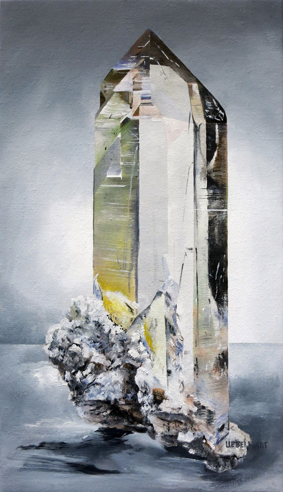 6309|Gemälde|Kristalle|Bergkristall|Göscheneralp|Atelier|Markus|Uebelhart|Kristallmaler|Rock|crystal|Criystal|painter