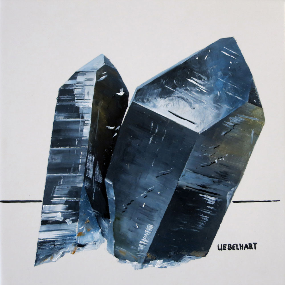 6330|Gemälde|Kristalle|Moriongruppe|Tiefengletscher|Atelier|Markus|Uebelhart|Kristallmaler|Crystal|painter