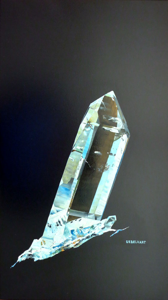 6334|Gemälde|Kristalle|Bergkristall|Val|Nalps|Atelier|Markus|Uebelhart|Kristallmaler|Crystal|painter|Rock|crystal